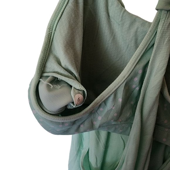 Lululemon Athletica Tank Top Size 6 Built in Bra Practice Freely Yoga Tank Fresh - Picture 13 of 14